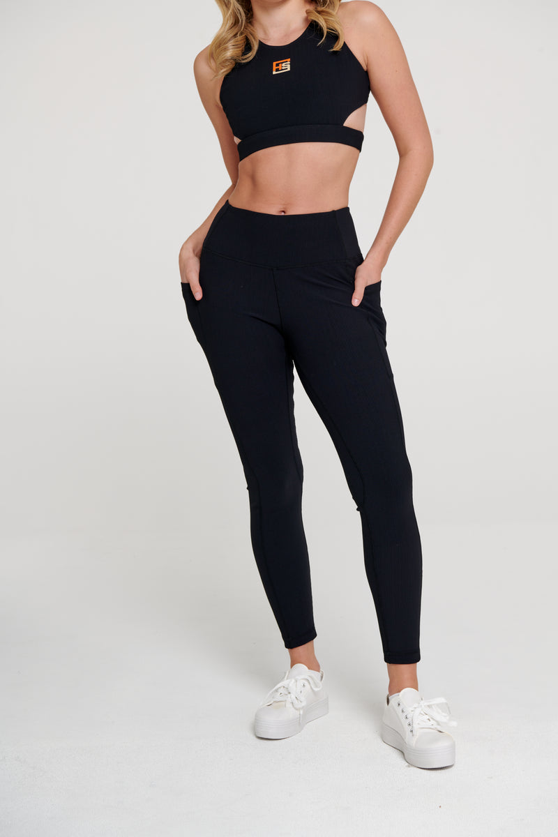 Rib Pocket Leggings